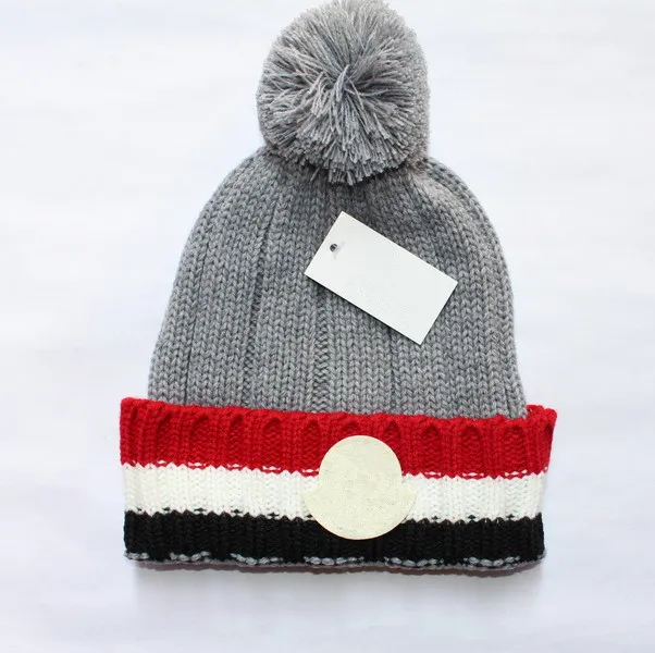 New Knitted Hat Fashion Letter Printing Cap Popular Warm Windproof Stretch Multi-color High-quality Beanie Hats Street Style Headwear P-5