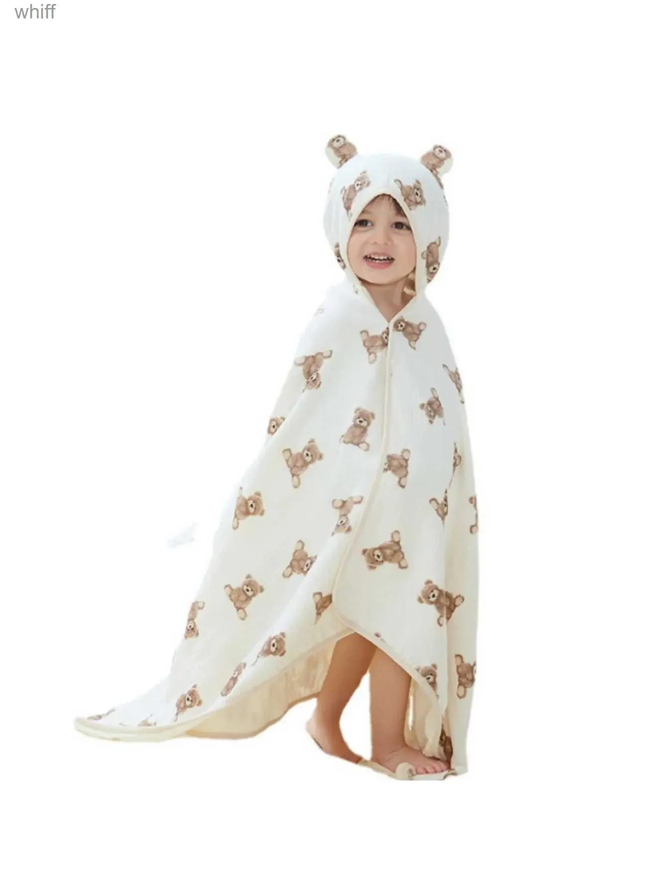 Soft Cotton Hooded Baby Changing Towel Poncho With Cartoon Print Perfect For Swaddling Bathing And More From Whiff 4.75 DHgate.Com