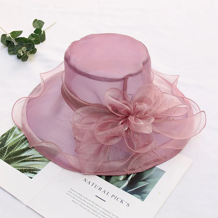 Cappello da donna Fascinators Cappello da modisteria Cappelli da chiesa