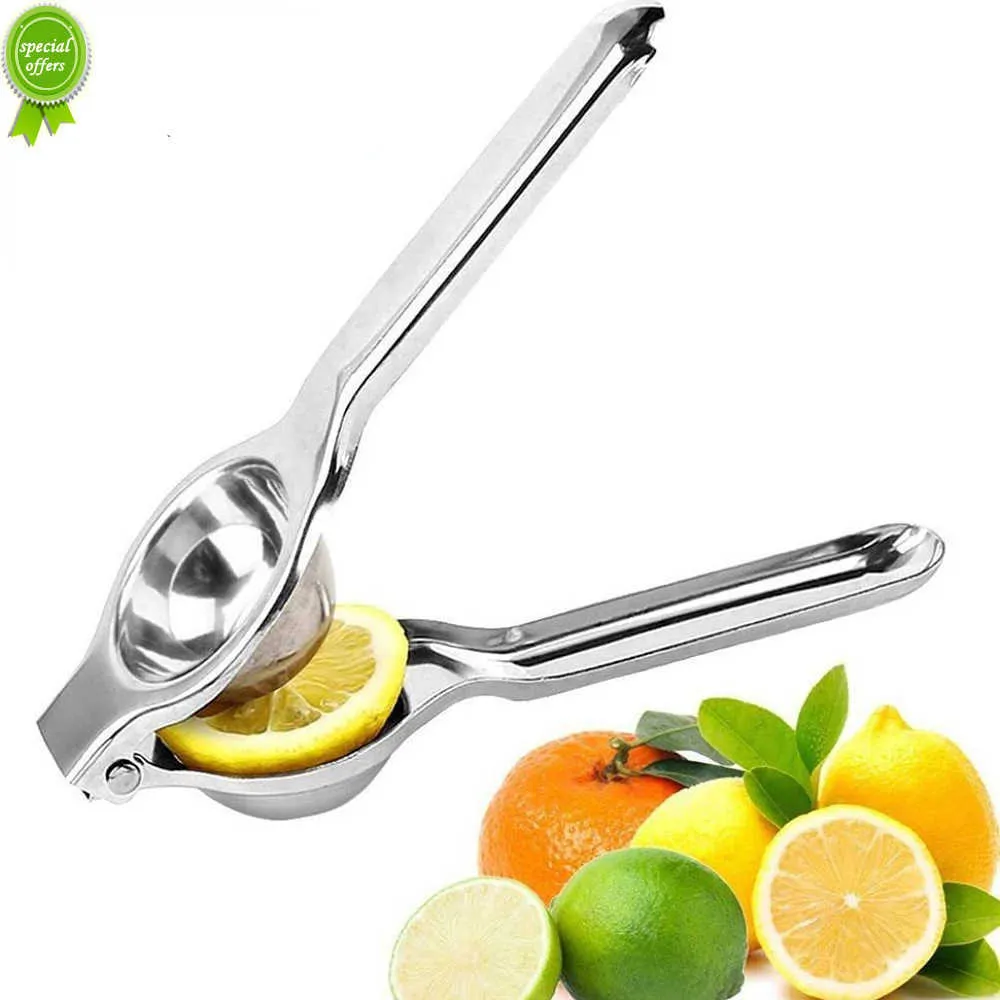 Nouveau presse-agrumes manuel en acier inoxydable presse-agrumes manuel outils de cuisine pour citron vert citron orange fruits presse-agrumes presse-citron presse-agrumes