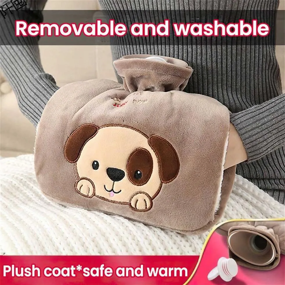 Other Home Garden Water Bottle Bag Keep Warm in Winter Reusable Soft Protection Plush Covering Washable and Leak-proof Hand Wa335D