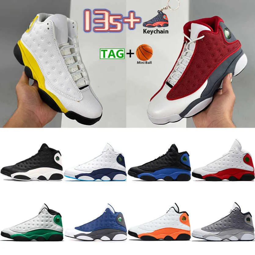 mit Box Jordns Jumpman Top 13 Retro Basketballschuhe 13s Herren Turnschuhe Del Sol Red Flint Obsidian Powder Blue Black Hyper Royal Og Chicago Lucky Green Mens Sports