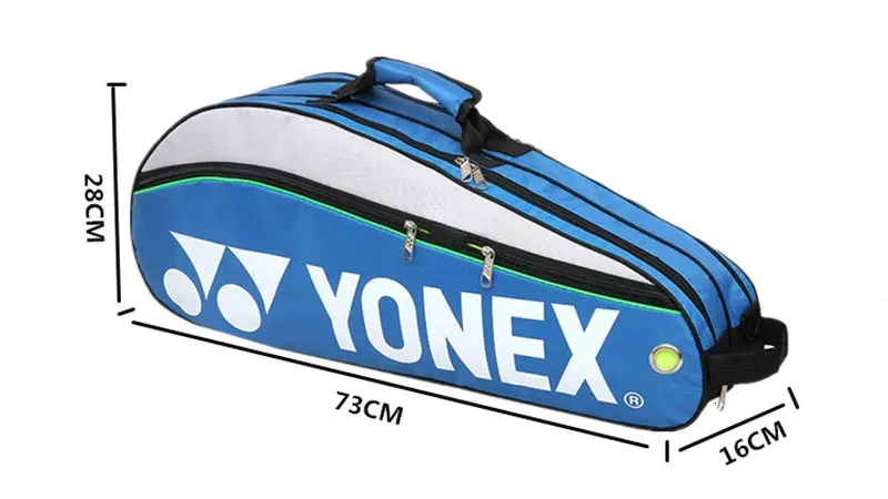 Tennis Bags Badminton Racket Bags For 3 Racquets Waterproof Sports Bag ...