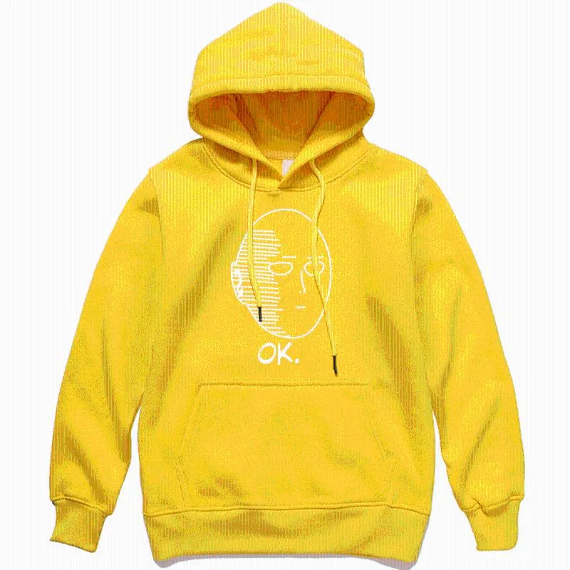 Kadın Hoodies Sweatshirts One Punch-Anime Baskı Grafikleri Mektup Kawaii Sweatshirt Sıcak Sokak Giysesi Kpop Hoodie Kadın Moda Günlük Wome