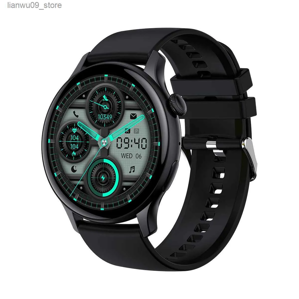 Wristwatches Smart Watch HK85 Smartwatch Waterproof Bluetooth Call Health Monitor Sport Modes Men Women Fitness Tracker Watch for Android IOSQ231123