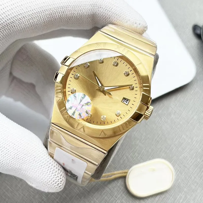 Omegawatch Watches Omega Omegas Constellation BP Factory Eagle Automatic Mens Double Mechanical Watch Sapphire Steel Case Super Luminous Luxury