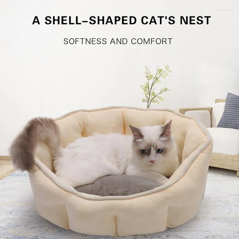 Camas de gato Cama de tapete de animais de estimação macio para gatos cães não deslizamentos de capa de canela de capa de inverno Acessórios de sofá de inverno