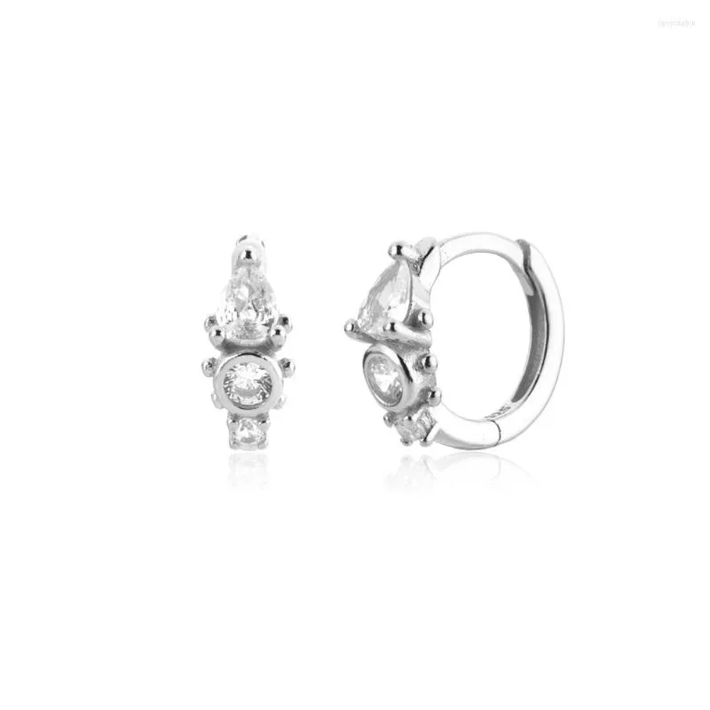 Brincos de argola Bohemia Piercing Três pontas de zircônia, configurando aros criativos para as mulheres jóias de moda inseguro mesmo presentes de festa