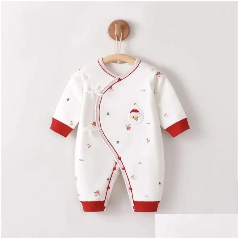 Filtar Swaddling baby onesie Autumn and Winter Thin Cotton Clothes Bujacket Clip 40g Born fl Moon Clothing Drop Delivery Kids Matern OT7B3