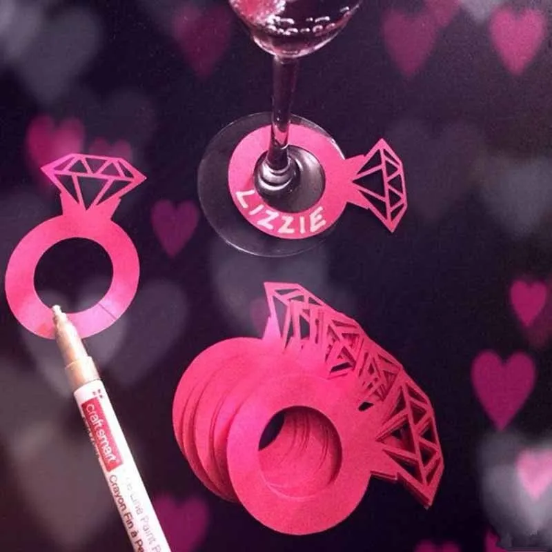 Diamond Ring Wine Charm Rings Hobby Lobby Ring Confetti Diamond