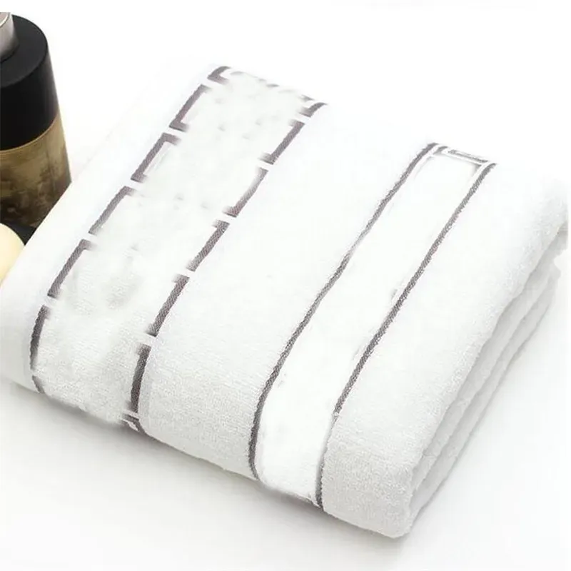 Quick Dry Unisex Towels High Grade Men Women Bathing Towel Trendy Embroidery Lover Cotton Towels