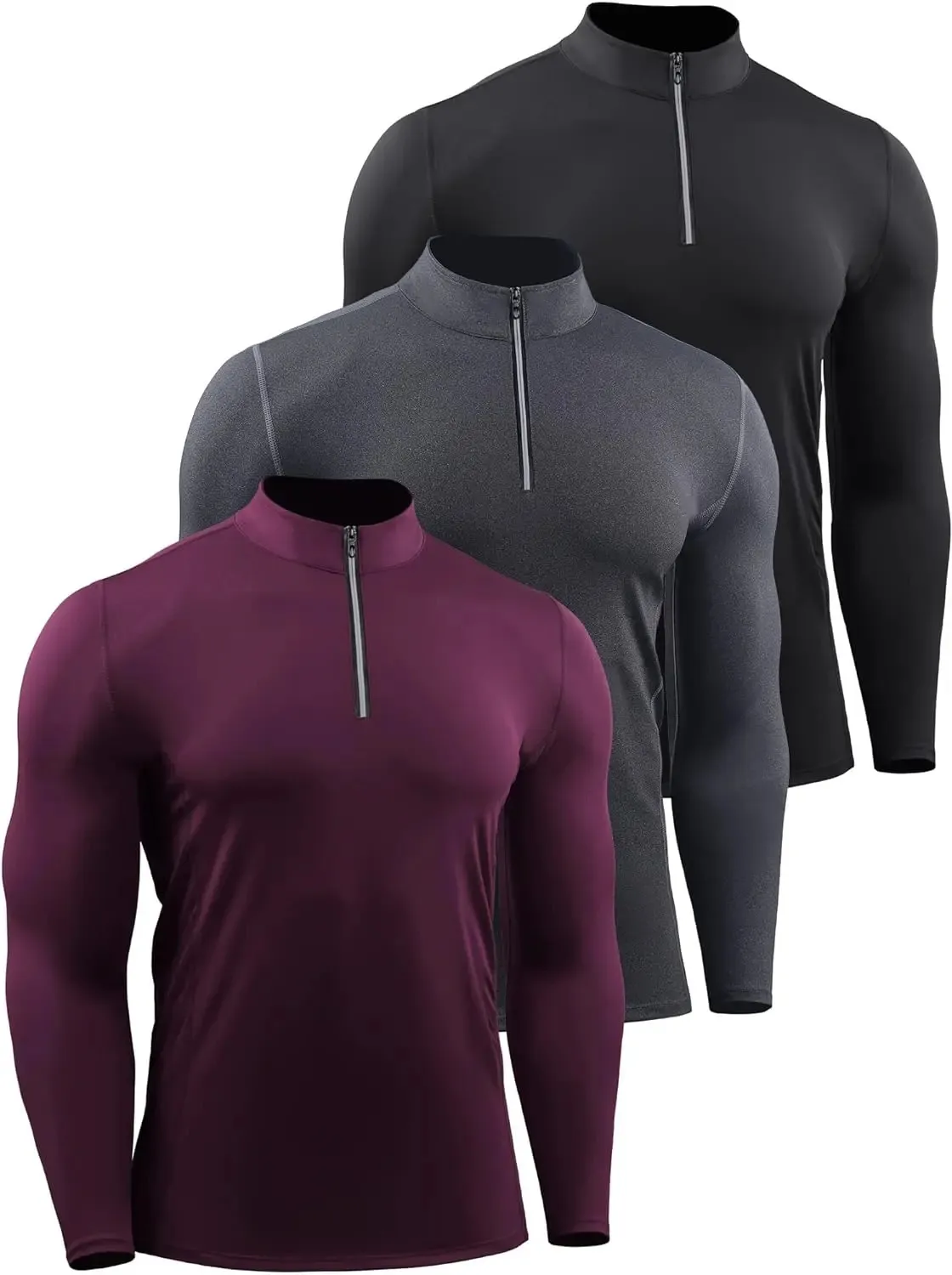 Neleus Mens Athletic Compression Running Moisture Wicking Shirts Set 3 Pack  231122 From Xianstore01, $38.89