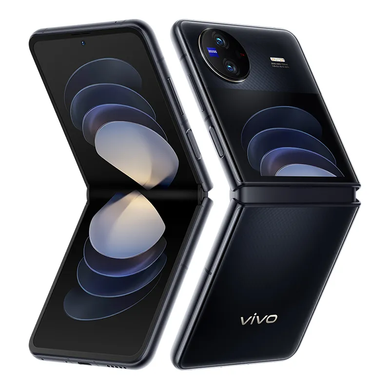 Orijinal Vivo X Flip 5G Katlanabilir Cep Telefonu Akıllı 12GB RAM 512GB ROM Snapdragon 8+ Gen1 Android 6.74 "Katlanmış Tam Ekran 50.0MP OTG NFC Yüz Waking Parmak İzi Kim Cep Telefonu