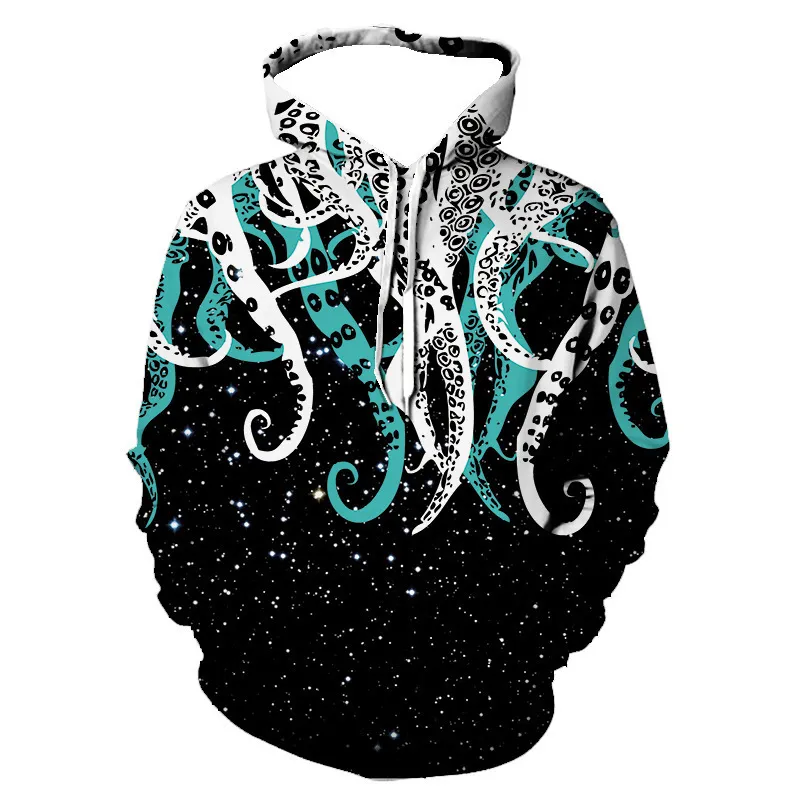 Maglione Ragazzi Stampa Digitale Anime Tentacoli Di Polpo Autunno Sport Moda Uomo Top Casual Abbigliamento Da Uomo Con Cappuccio Da 20 76 DHgate