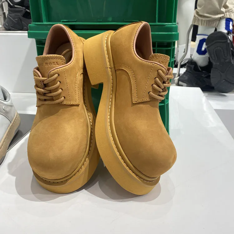 Unisex derbies buty mężczyźni i kobiety