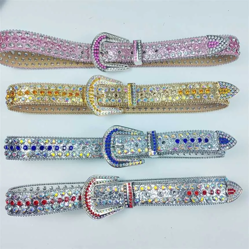 30% OFF Designer New Punk Diamond Style Spicy Girl Wide Straight Clothing Accessories Belt