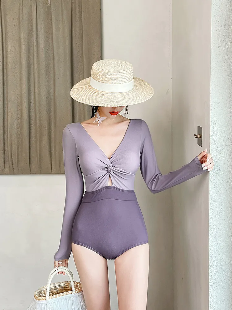 Designer Swimsuit New Corean Version Sexy One Piece Manutenção de férias de férias de férias de férias