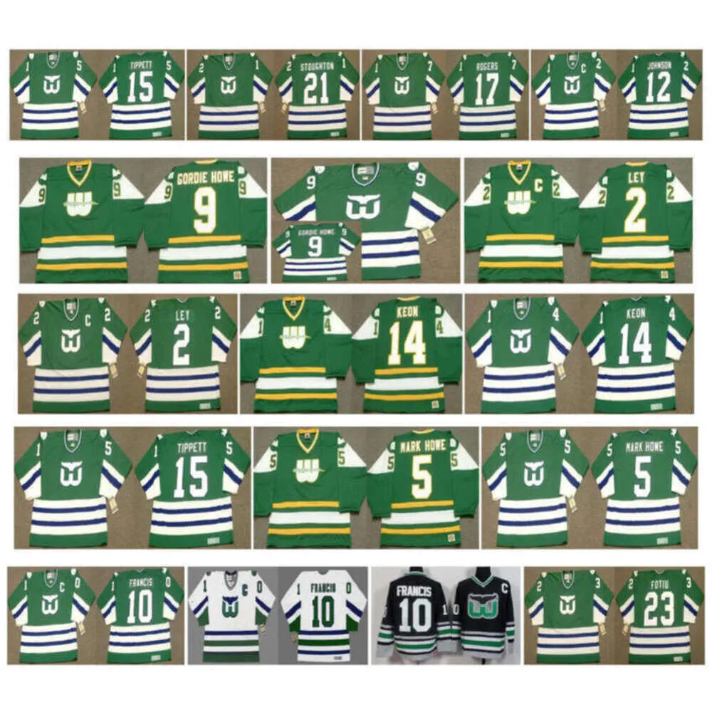 Hartford Vintage Gh Whalers Jerseys 9 Gordie Howe 2 Rick Ley 14 Dave Keon 5 Mark Howe 21 Blaine Stoughton 17 Mike Rogers Johnson Retro Hockey Rare 1 Stouton