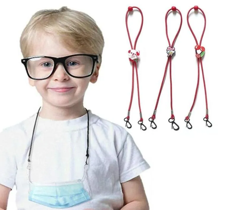 Julbarn Mask Lanyard Cartoon Extension Hanging Rope Anti Lost Anti Drop Mask Holder Kids Neck Lanyard DDA5895616105