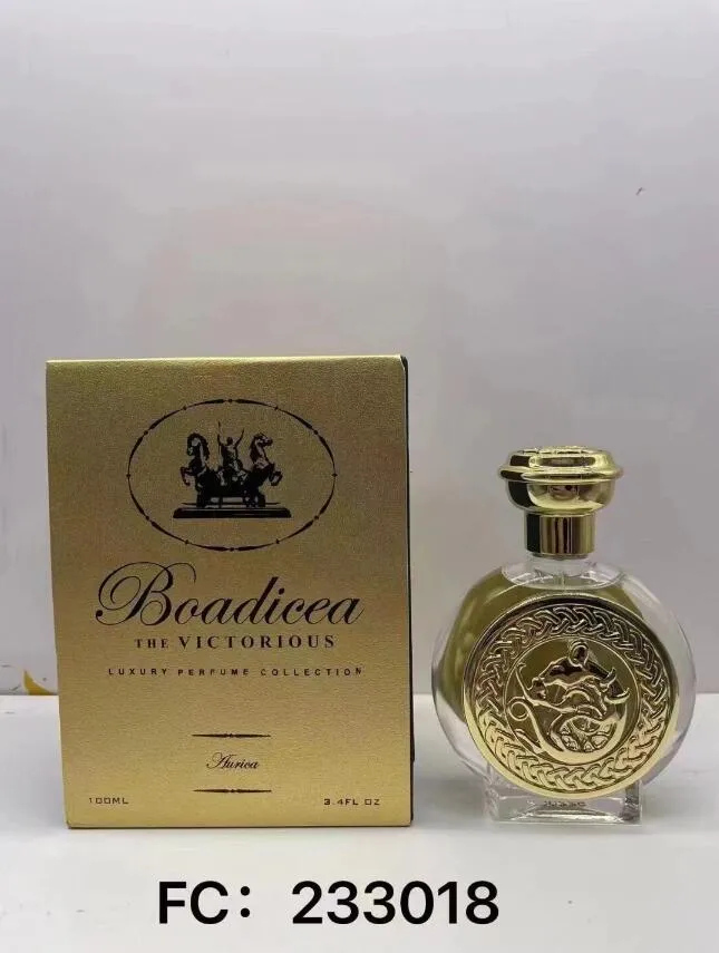 Brand Boadicea 승리의 향수 Hanuman Golden Aries 용 Valiant Aurica 100ml 영국 왕실 향수 긴 지속 냄새 자연 파 럼 스프레이 Cologne