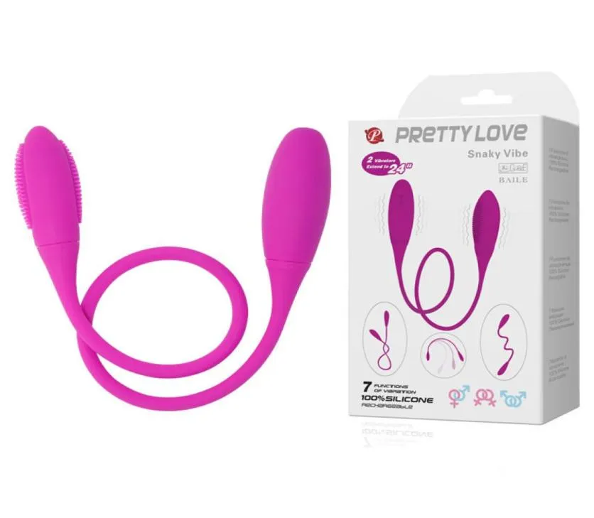 Pretty Love Snaky Vibe für Frauen, 7 Geschwindigkeiten, vibrierende Liebeseier, Silikon-Vibratoren, Sexprodukte, Sexspielzeug, wasserdicht, wiederaufladbar, q4202134577