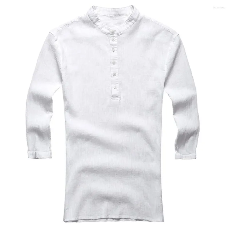 Мужские рубашки Men 2023 Summer Fashion V Sece Shek Tie Firt Tee рубашка Homme повседневная слабая металлическая пуговица Дизайн мужские футболки W320