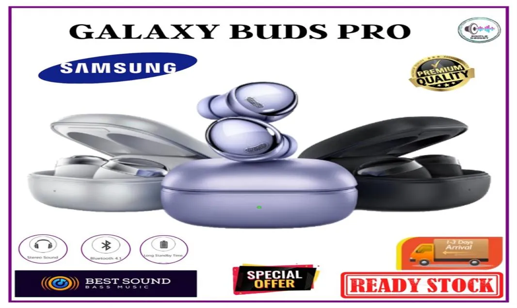 2021 Auricolari di buona qualità Auricolari portatili TWS con custodia di ricarica Wireless ANC per Samsung Buds Pro R1904249519