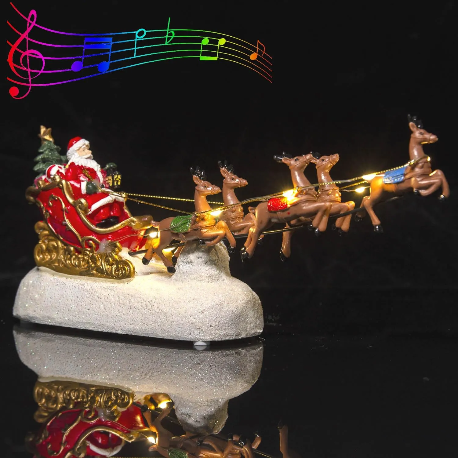 Kmart Christmas Lights Up Santas Sleigh And Reindeer Assortment For