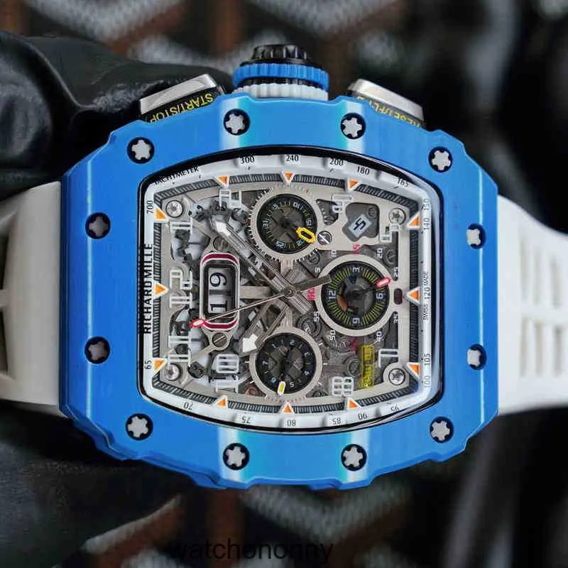 Highend Luksusowy zegarek mechaniczny Richa The Milles Shows i klasyczne zegarki z najlepszych zegarków marki