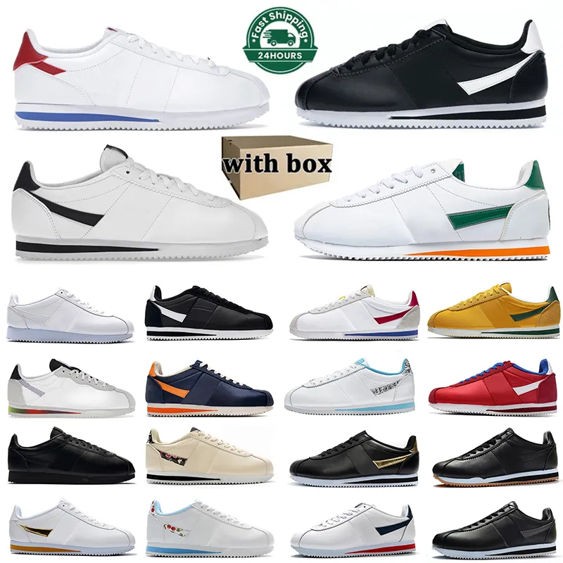 Classic Cortez Basic Hommes Chaussures de course Forrest Gump Stranger Things Triple Noir Oregon Blanc Métallique Goldmen Femmes Baskets de sport Baskets de créateurs 36-45