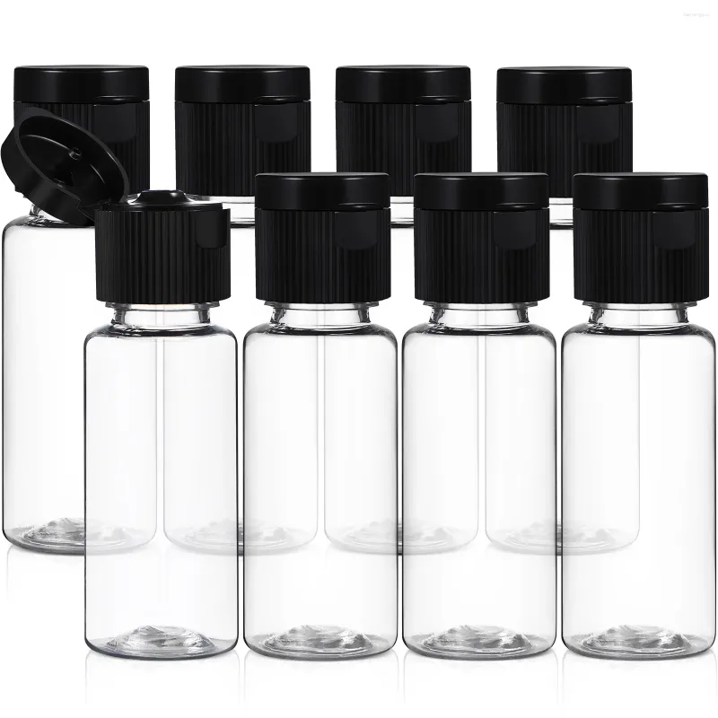 Bottiglie di stoccaggio Contenitori per campioni con coperchio da 30 pezzi Contenitori per campioni da 20 ml Shampoo Trucco Vasetti piccoli da viaggio vuoti