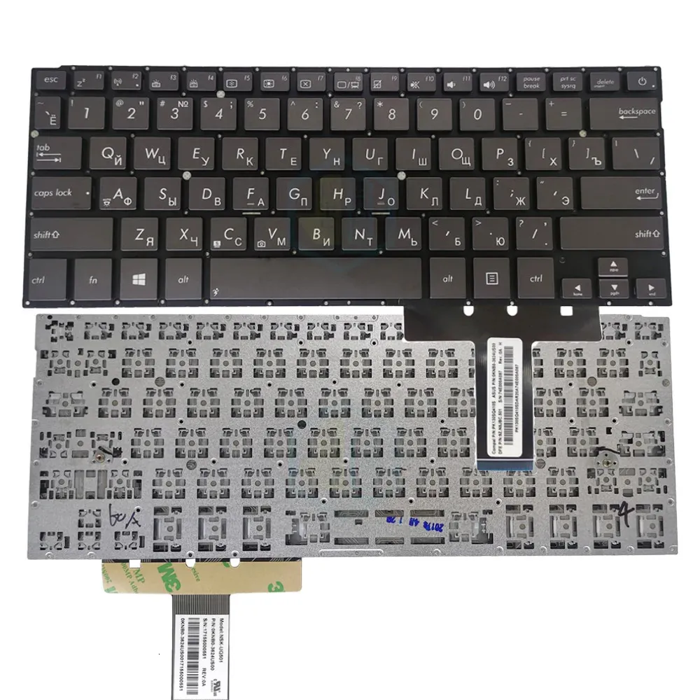 Russian Laptop keyboard for ASUS ZenBook 13 UX31 UX32 UX31E UX31A UX32E RUEN Replacement Keyboards 3620US00 231221