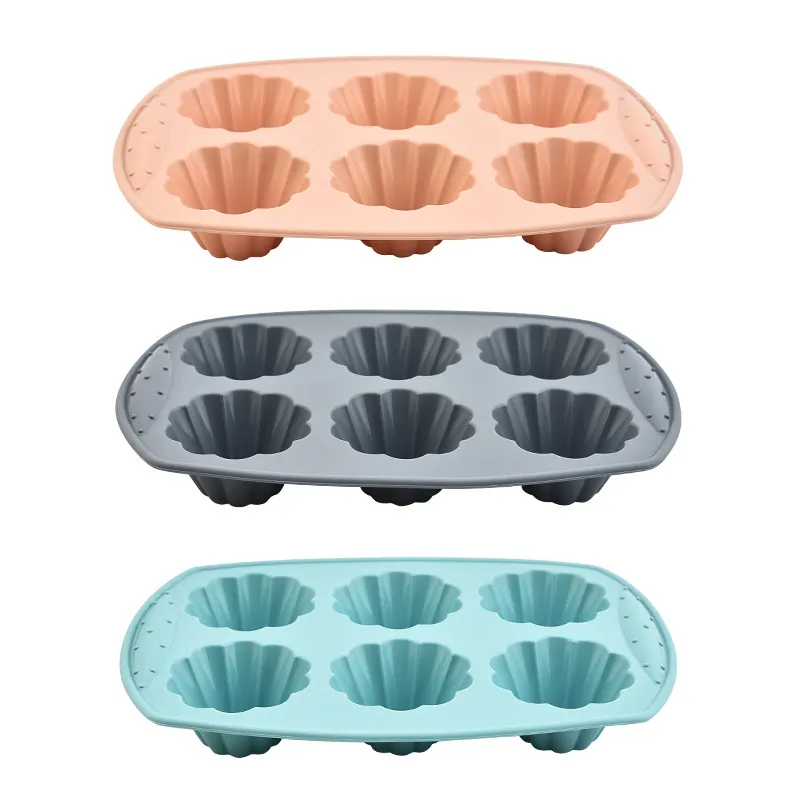 150 st bakformar 6 koppar runda silikon muffin kaka limpa bakning panna silikon non stick bakning bricka säker bakprodukter silikon muffin pan