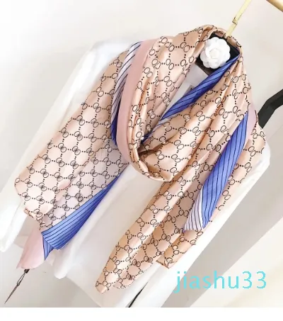 Brand Silk Satin Scarf Spring and Summer Men and Women and Men