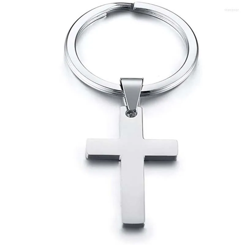 Schlüsselanhänger Bibelvers Glaube Kreuz Gebet Schlüsselanhänger Schlüsselanhänger für Männer Frauen Edelstahl Religiöses Geschenk