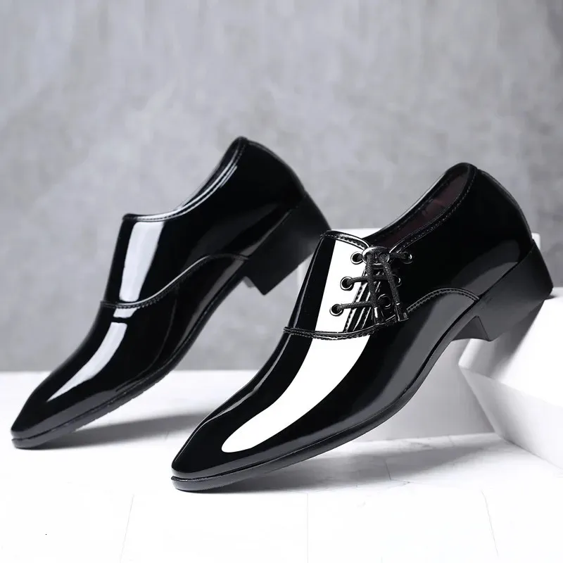 Деловые мужчины Classic S Fashion Elegant Formal Wedding Spell на Office Oxford Shoes For Black Brown Dre Fahi обувь