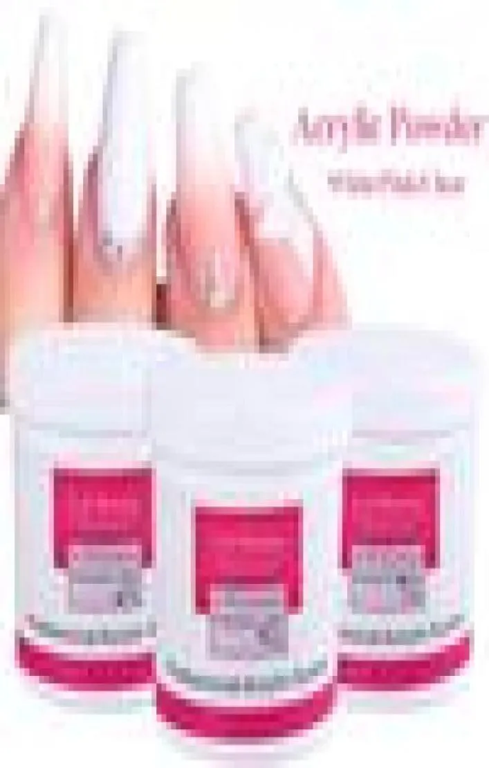 120g acrylpoeder helder roze wit snijkristal polymeer 3D nagelkunst kristalpoeders polygel tips bouwer voor nagelverlenging8515444