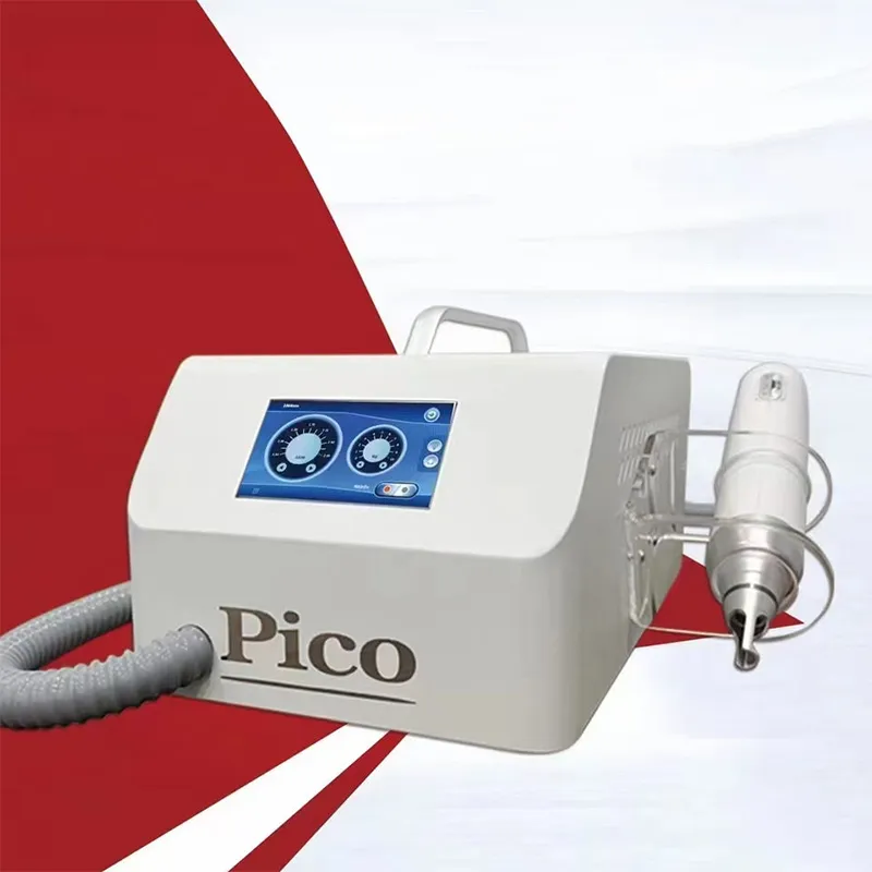 Profissional portátil 755nm 532nm 1064nm pico q comutado nd yag laser sobrancelha pigmento máquina de remoção de tatuagem picosegundo laser