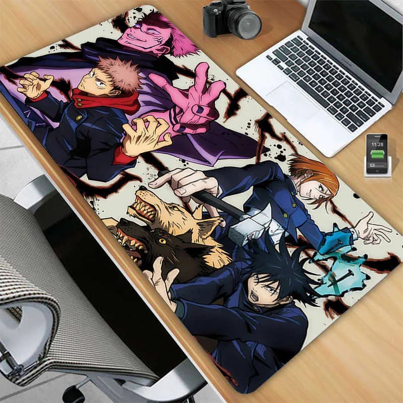 Jujutsu Kaisen Tapis De Souris Gaming, Xxl Manga Tapis De Table