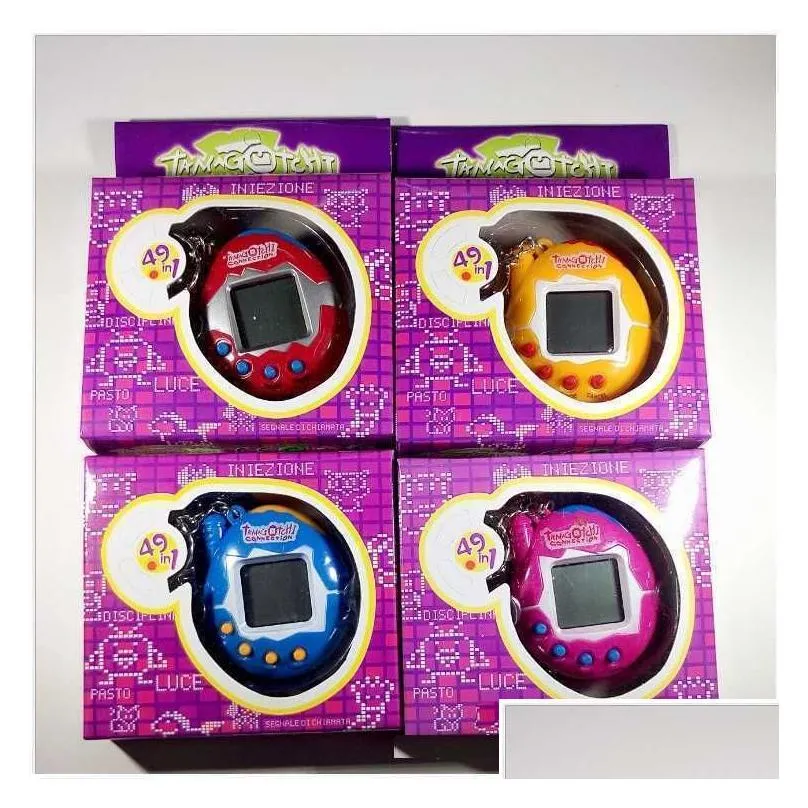 Dekompressionsleksak fidget leksaker tamagotchi elektroniska husdjur 90 -talets nostalgiska 49 i en virtuell cyber husdjur leksak nyckelkedjor barn gåva drop d dhmwh