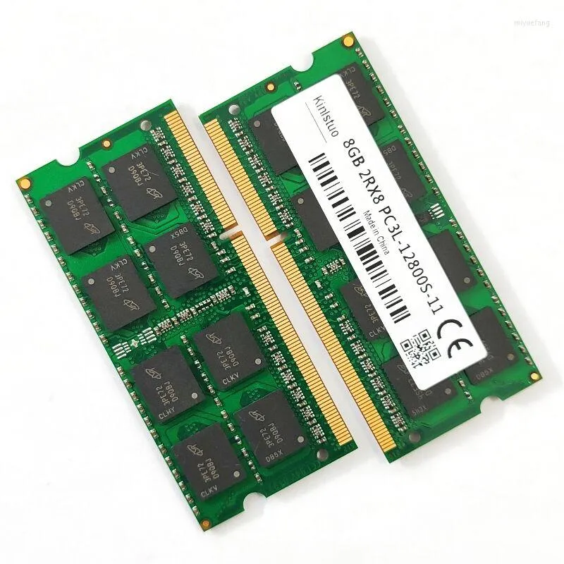 Kinlstuo RAMS DDR3 8GB 1600MHz Memória do laptop 2RX8 PC3L-12800S-11 SODIMM 1.35V Notebook Memoria