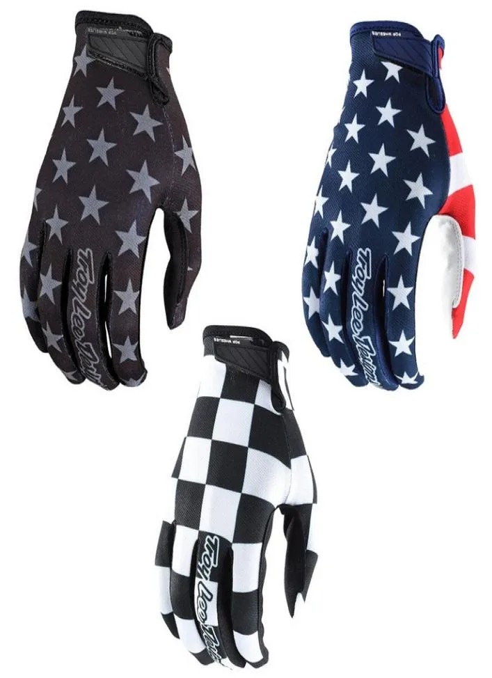 TLD Bandiera americana dito lungo estate moto guanti da sci di fondo guanti da corsa guanti da bicicletta tricolore8565412