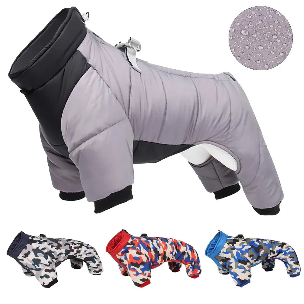 Ropa para perros Invierno Cálido Espesar Chaqueta para mascotas Ropa impermeable para perros pequeños medianos Abrigo para cachorros Chihuahua Bulldog francés Pug Ropa 231122