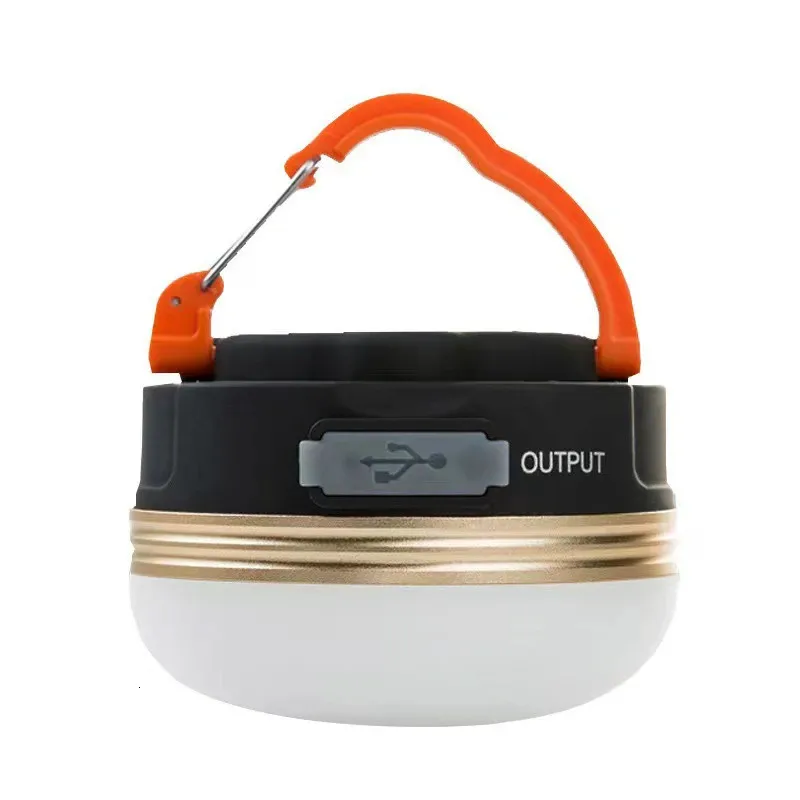 Camp Kitchen LED Camping Lichter 4 Modi Outdoor Zelt Lampe USB wiederaufladbare Laterne tragbare Wandern Notlicht 231123