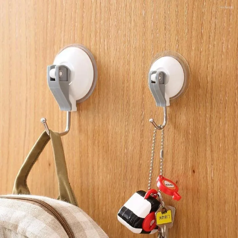 Hooks Round Strong Vacuum Holder Suction Cup Seamless Hook Hanging  Removable Bathroom Kitchen Snap Lever #7 From 16,14 €
