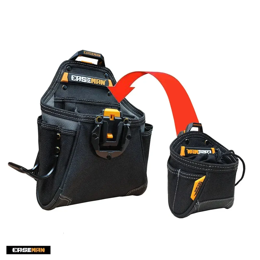 Werkzeugtasche EASEMAN Heavy Duty Hochwertige Werkzeuggürteltasche  Werkzeugtasche mit Schnellhaken für Elektriker Tischler Mann Geschenk 231122