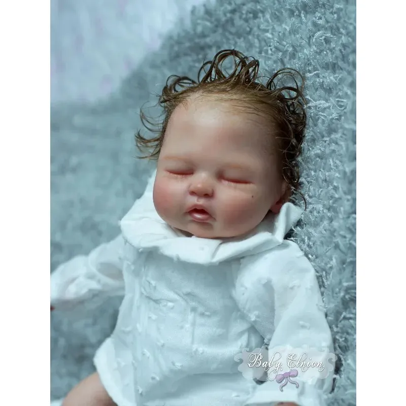 Dolls 10 Inches Mini Reborn Kit Baby Vinyl Doll Unpainted Unassembled Parts DIY Blank 231122