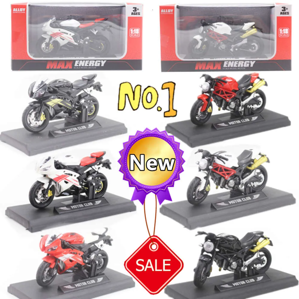 Nouveau Nouveau 1/18 Fou Magique Doigt Alliage Modèle De Moto Simulation Bend Road Mini Racing Jouets Collection Adulte Cadeau De Noël 6 Style