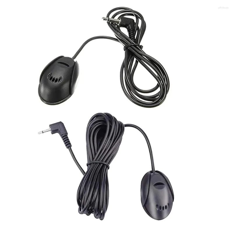 Microfones Mini Car Microphone Paste Type Audio Handsfree MIC 3,5mm Instrumentpanel Bluetooth-kompatibel för fordonsradio GPS