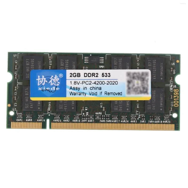 Module de mémoire pour ordinateur portable Xiede Ddr2 533 2 Go Pc2-4200 240Pin Dimm 533 Mhz pour ordinateur portable X029